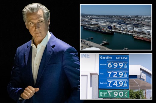 Oil titans tear Gavin Newsom apart as California left extremely exposed by last Middle East ship