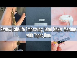 Review Labelife Embossing Label Maker Machine with Tapes,Omega S Vintage Embossed Label Maker,Retro