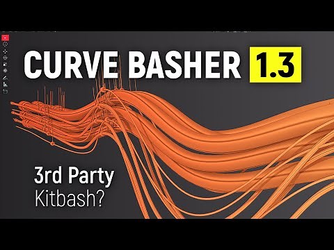 Using 3rd party Kitbash with Curve Basher (yep, you can do that too)