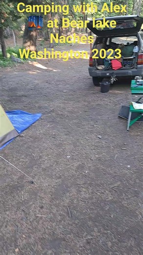 camp with my grandson Alex