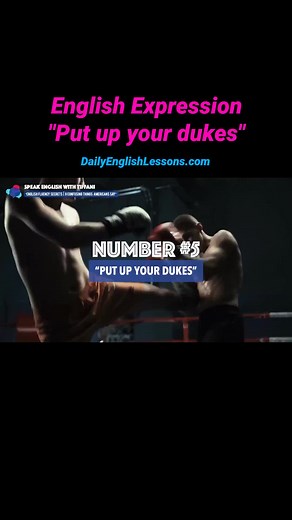Learn English Idioms: Put Up Your Dukes