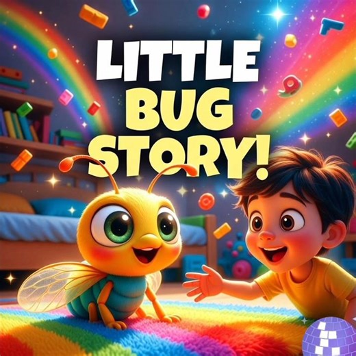 Little Bug Story | Bug on the Rug Song | Cute Kids Nursery Rhyme | Learning Rhymes for Children