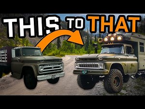 TRANSFORMING THIS TO THAT! Vintage C60 Earthroamer for 10,000 Mile Journey