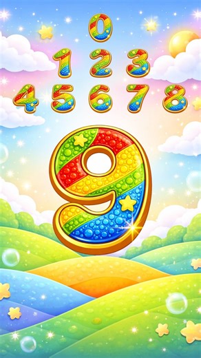 Learn Numbers 0-9 for Kids | Counting Adventure with Fun Animations! #shorts #numbers