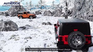 AUTMATCH Winch Snatch Block 18 Ton - Winch Pulley (79,366 Lbs) Break Strength, Heavy Duty Off Road Recovery Towing Pulley Blocks for Synthetic Rope or Steel Cable, Truck, UTV, ATV, Orange