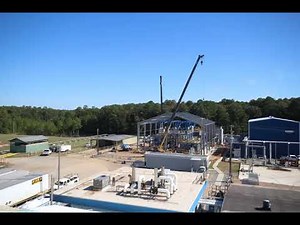Time-lapse video of the installation of Standard Lithium's LiSTR Direct Lithium Extraction Plant