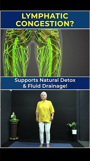 Lymphatic Congestion? Try This Simple Body Shake Exercise for Natural Detox 💚 #lymphaticdrainage