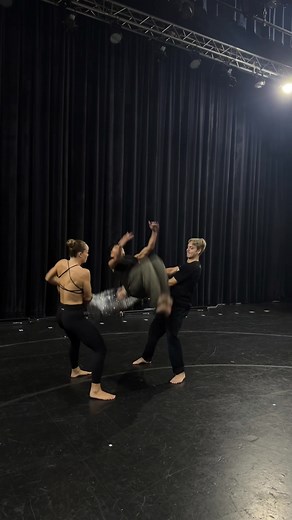 On stage warm up for the big show 🤩 #grad#acro#acrobatics#tumble#tumbling#gymnastics#flexibilty#dance#dancer#maledancer#jazz#ballet#lyrical#sancecostume#circus#goldcoast#dynamitestudios