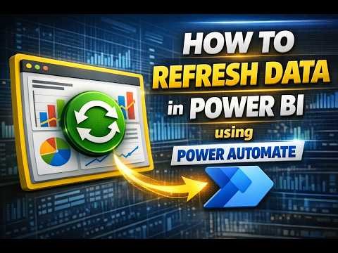 How to refresh the data using power automate in power BI