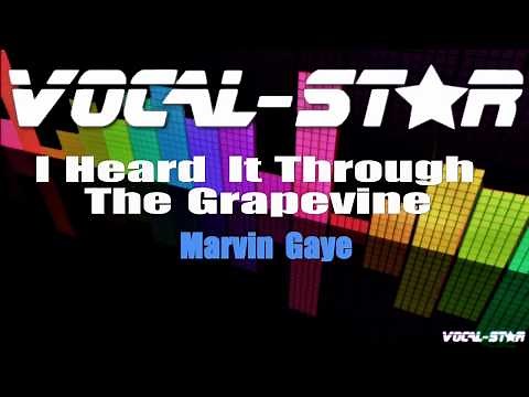 Marvin Gaye - I Heard it Through the Grape Vine | With Lyrics HD Vocal-Star Karaoke