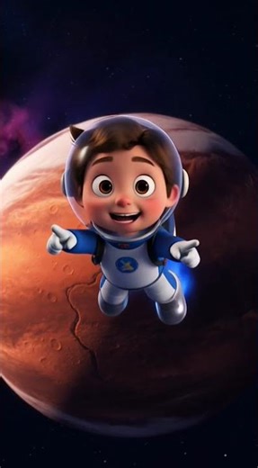 Mars for Kids 🔴 The Red Planet Explained | Space Shorts