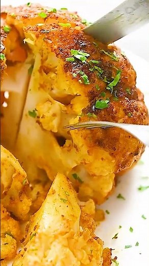 Whole Baked Cauliflower (So Easy, So Fancy!)