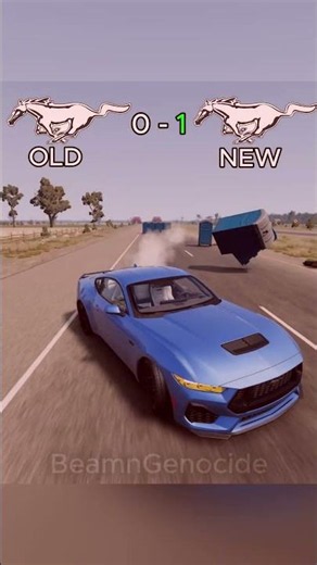 Old Ford Mustang VS New Mustang: 4 DEADLY TESTS! 🛑💥 #shorts