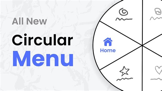 JS - 🌟 全新菜单风格来了！🌈✨ | 圆形菜单的魅力 🎉🚀