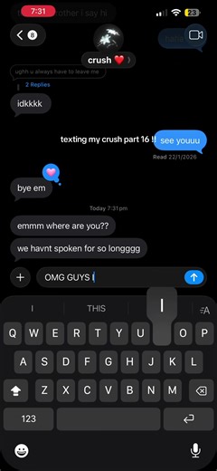 part 16!! i’m so sorry guys i’ve been on vacation and my phone lwk brokeeee but im back now!!! #fypp #textingmycrush #xybca #fyppp #fyp