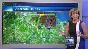 Alternate routes to avoid Dan Ryan Expressway lane closure