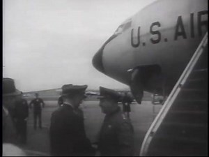 36K views · 300 reactions | It is time for Movie Monday. In this 1957 news reel titled "KC-135 Sets Two Records" you will see footage of a KC-135 landing with General Curtis LeMay at National Airport after completing a record breaking flight to Buenos Aires. | Pima Air and Space Museum | Facebook