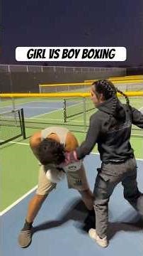 Girl Vs Boy Boxing Part 4 #boxing #mma