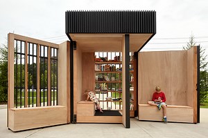 Atelier Kastelic Buffey design folding library near Toronto #makereducation