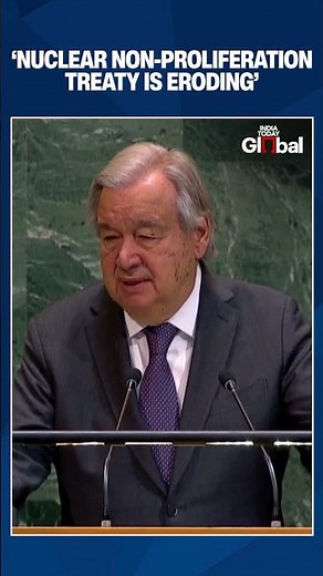 UN Chief Guterres Warns of “Collective Amnesia” as Nuclear Threats Rise Globally | #nuclearthreat