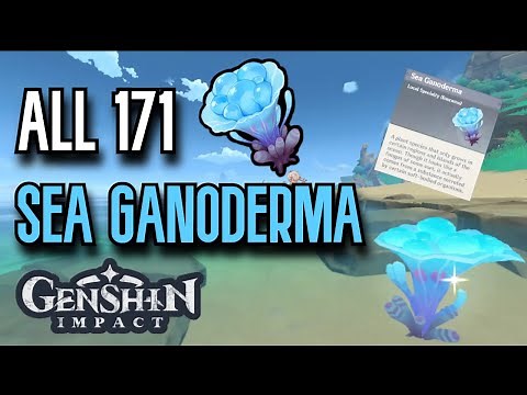 ALL 171 Sea Ganoderma Locations | Complete Guide & Efficient Route | Genshin Impact Inazuma