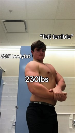 Finally revealed what I’ve been building for 2 years. Shoulder veins go crazy. #motivation #transformation #gym #fypシ