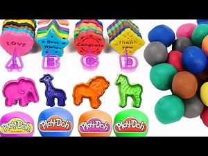 Learn Colors Names with Play Doh Balls for Kids + More Fun Learning Videos