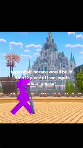 Horace is the goat of building gng 🥹✌️ Minecraft Unstable #shorts #memes