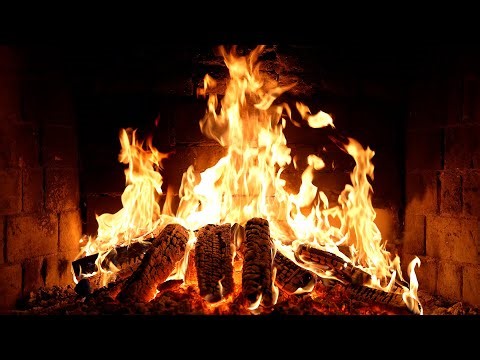 🔥 Cozy Fireplace 4K. Fireplace with Crackling Fire Sounds. Fireplace 4K UHD