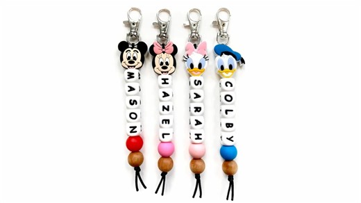 Personalized Disney Keychains To Bring The Magic Anywhere You Go! | Chip and Company