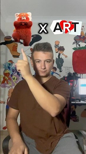 Turning Red - Red Panda Mei Lee Character Drawing 😱