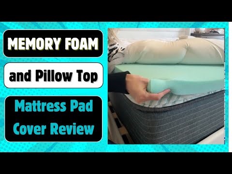 Amazing Memory Foam & Pillow-Top Mattress Cover Review