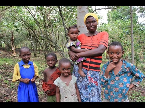 Tadeo Mudungu demonstrating her Solvatten water purification device
