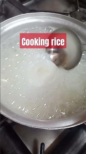 COOKING CALROSE RICE #satisfying #food #trending #viral #rice #cooking