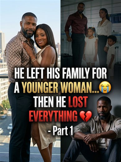 HE LEFT HIS FAMILY FOR A YOUNGER WOMAN… THEN HE LOST EVERYTHING 😢💔 - Part 1 Follow, Like, Share and comment for the next part 😳 #fyp #viral #tiktokseries #storytime #realcreator