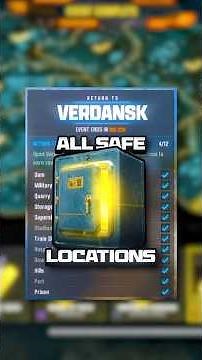 Every SAFE LOCATION for the Verdansk EVENT