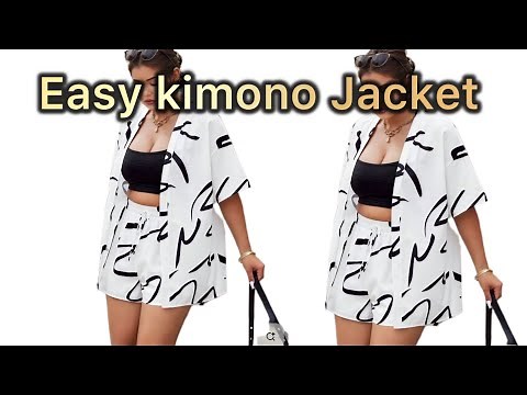 DIY Kimono Jacket | Step-by-Step Sewing Tutorial for Beginners