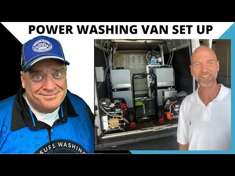 Power Washing Van Set Up from DOUG RUCKER STORE for Pressure Washing Business