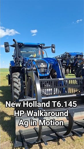 New Holland T6.145 HP Tractor at Ag in Motion #NewHolland #AginMotion #AIM2025