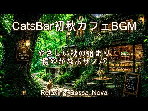 リラックス初秋カフェBGM｜森カフェで穏やかに流れる、秋のボサノバ｜Relaxing Autumn Bossa Nova