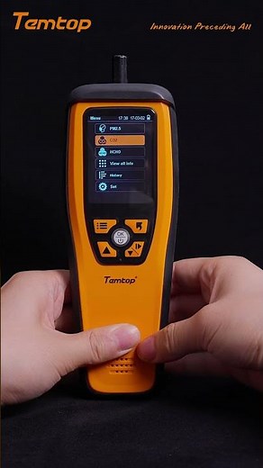 #elitech #aqi Temtop M2000 / M2000 2nd Air Quality Detector for PM2.5 PM10 Particles CO2 HCHO