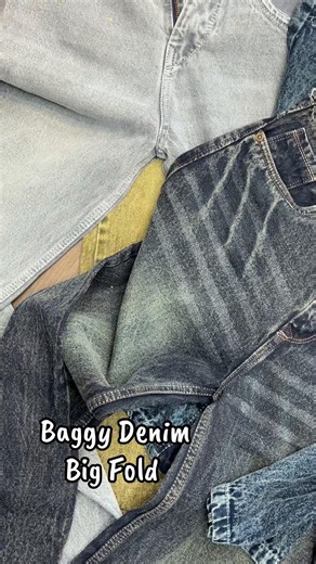 Baggy Denim (Big Fold) #denim #trouser #mensfashion