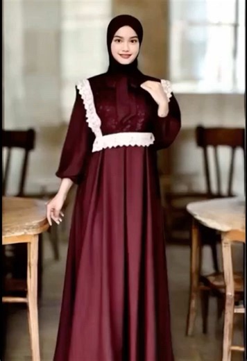 SYAKILA Gamis Pesta Muslimah Model Rompi Tille Bordir