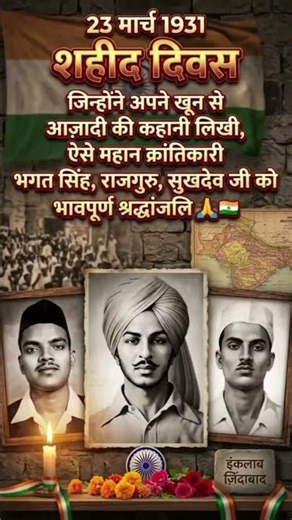 Indian freedom fighters Bhagat Singh, Sukhdev, Rajguru were hanged to death by British government