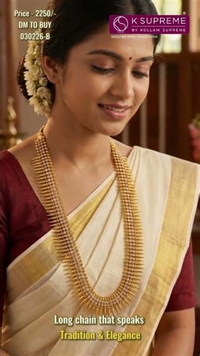From Kerala to the World – Traditional Jasmine Buds Long Chains from K Supreme by Kollam Supreme