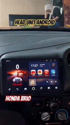 upgrade head unit brio satya. #headunitandroid #ngawi #headunit #hondabrio