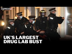 Police raid in Merseyside busts UK's LARGEST multimillion-pound drugs laboratory