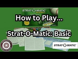 How to Play: Strat-O-Matic - The Basic Game
