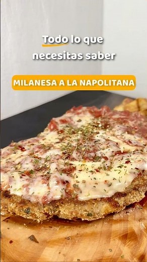 Milanesa a la napolitana: todo lo que tenes que saber #comida #recetas #milanesa #recipe