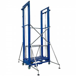 [Hot Item] Construction 2-8 Meters Automatic Mobile Telescopic Frame Electric Lifting Ladder Scaffolding Platform